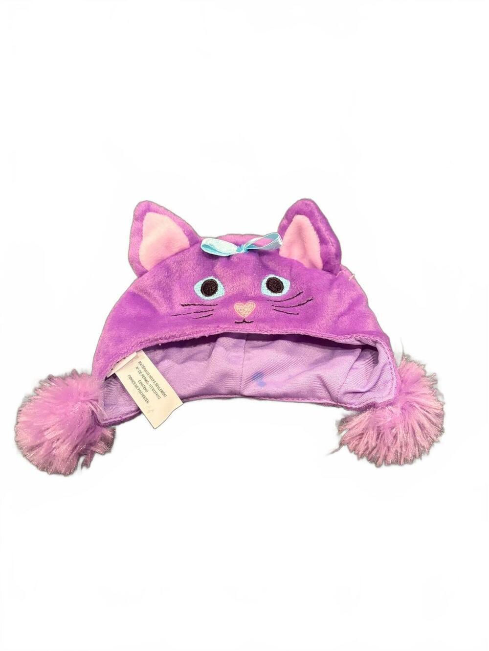 My Life As Purple Cat Doll Hat 18 Inch Doll Accessory Pom Pom Ears 2017